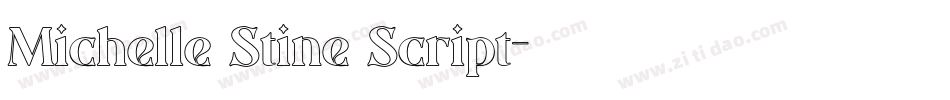 Michelle Stine Script字体转换
